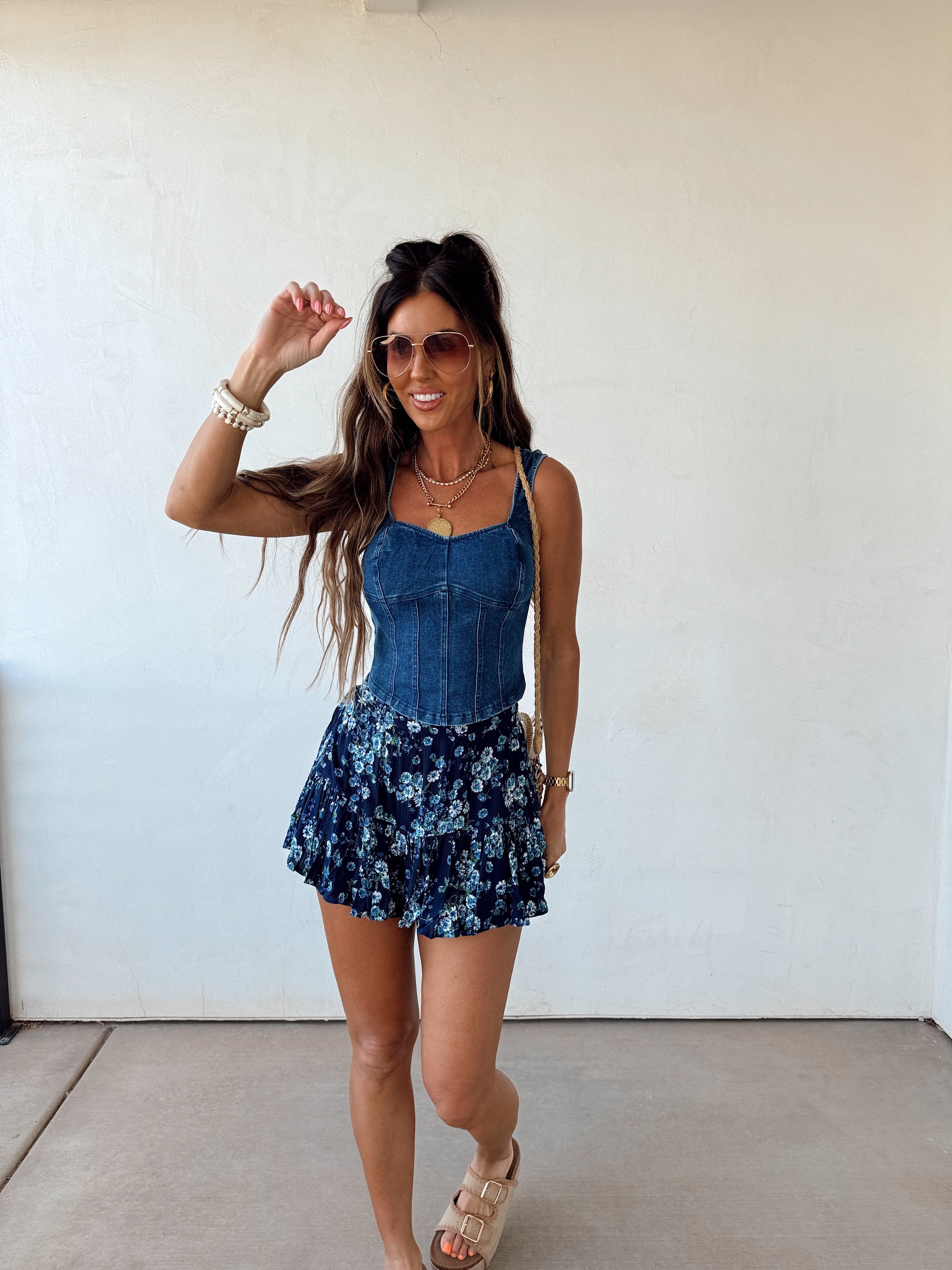 Breezy Blue Skort