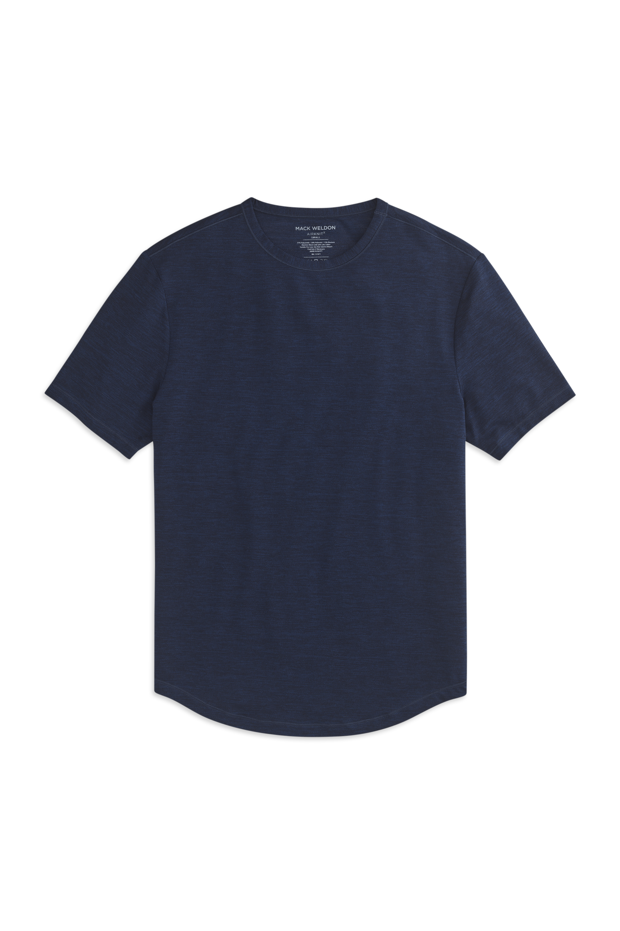 Total Eclipse | Front view of AIRKNITx Crew Neck T-Shirt in Total Eclipse